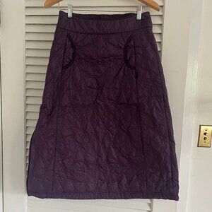 Women's Mountain Hardwear Quilted Down Cinch Ski Skirt Insulated Purple
